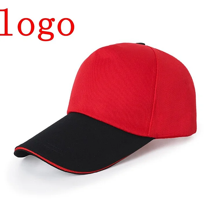 Embroidery Letter Stitching Color Adjustable Men Baseball Cap Add Logo Unisex Sun Protection Print Logo Dad Hat Snapback