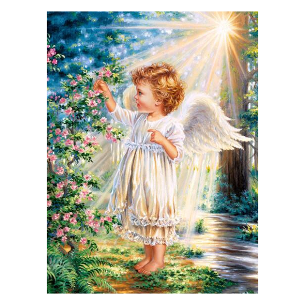 

40*50CM-Little Angel-Square Drill Diamond Painting, 501 Original