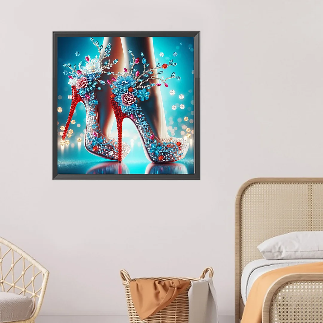 Dream High Heel - Diamond Painting - Partial Special Shaped Drill(Canvas|30*30cm)
