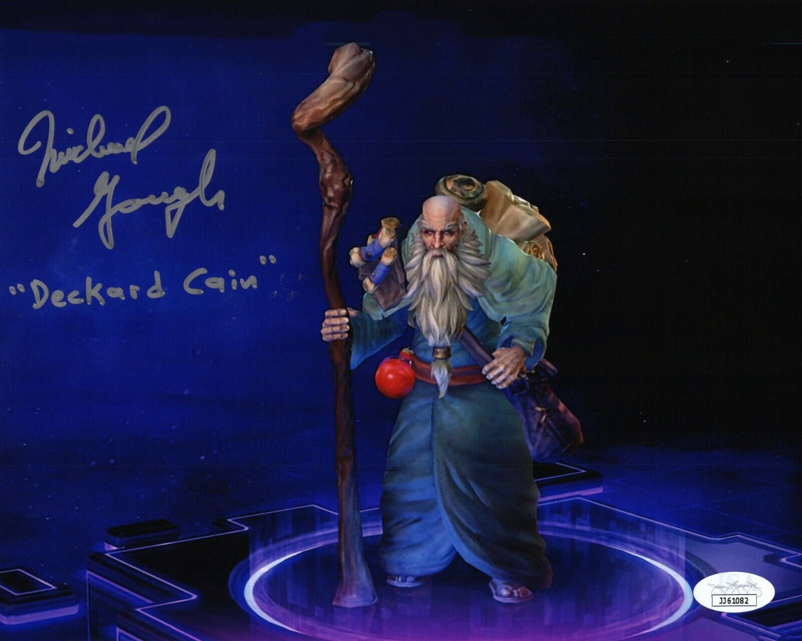 MICHAEL GOUGH Authentic Hand-Signed DIABLO - Deckard Cain