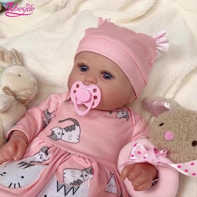 [U.S. Only] Babeside Quiet Reborn Baby Bailyn 20'' Little Infant Girl Best Gift for Kids