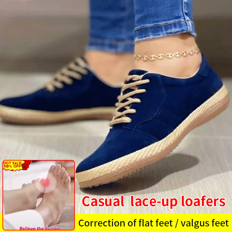 Casual Lace-up Loafers