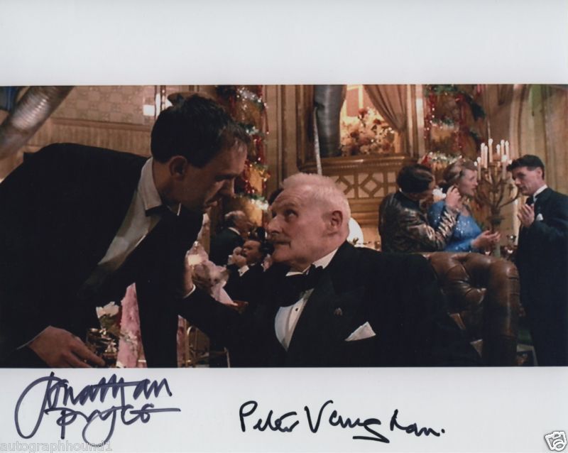 JONATHAN PRYCE PETER VAUGHAN SIGNED BRAZIL COLOR Photo Poster painting