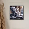 (50*50cm)Dragon Girl - Full Round Drill Diamond Painting