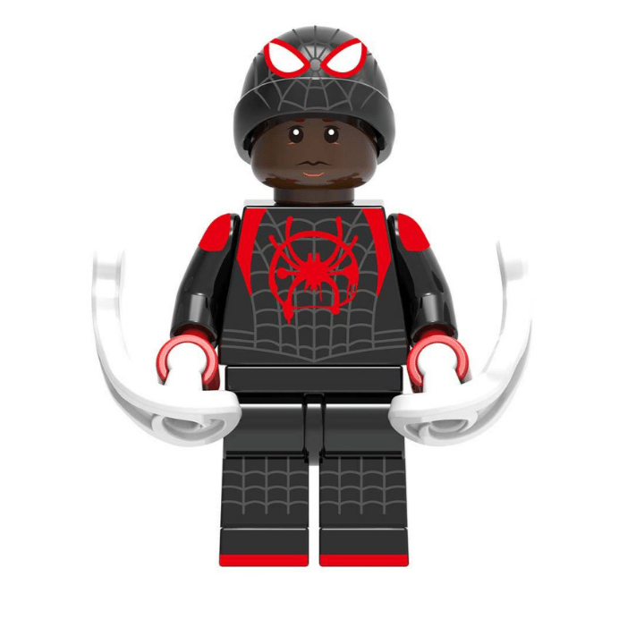 Spider-Man (Miles Morales) Custom Marvel Superhero Minifigure Minifigure Bricks monstertoys
