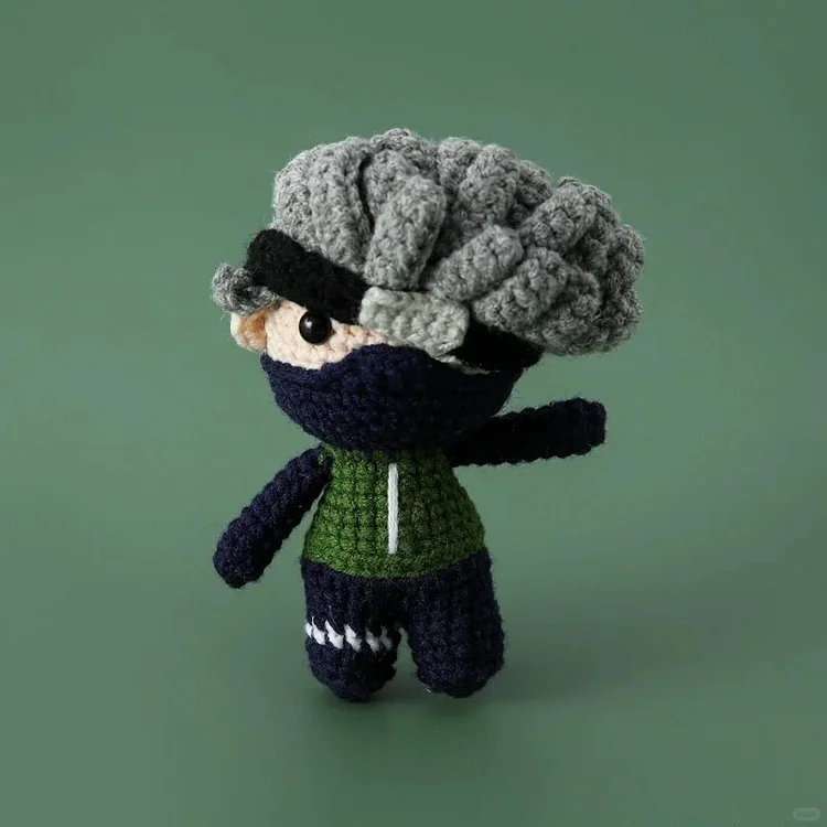 Lulusnow Handmade Kakashis Doll Crochet Key Chain Bag Accessories