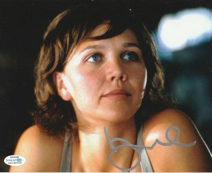 MAGGIE GYLLENHAAL SIGNED CASA DE LOS BABYS 8x10 Photo Poster painting! THE DEUCE ACOA COA PROOF!