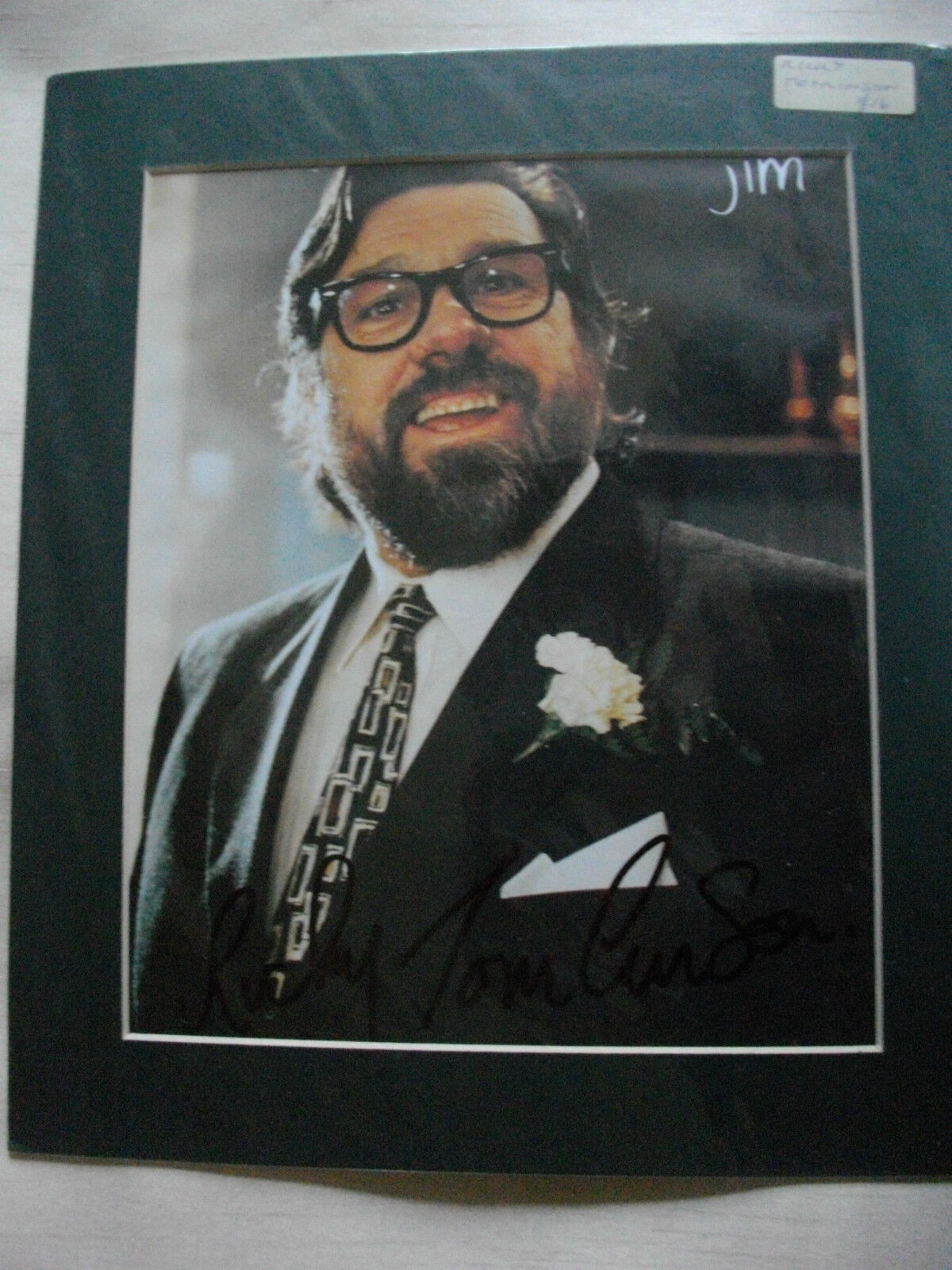 RICKY TOMLINSON AUTOGRAPHED MOUNTED Pic ROYLE FAMILY