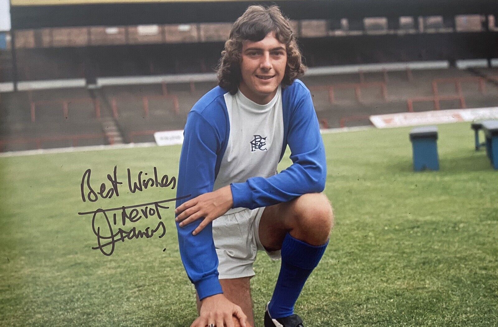 Trevor Francis Genuine Hand Signed Birmingham City 12x8 Photo Poster painting 2