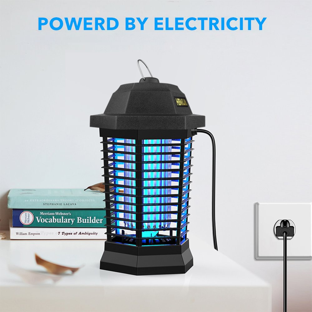 HEMIUA Bug Zapper, Electric Mosquito Zapper Outdoor, Electronic ...