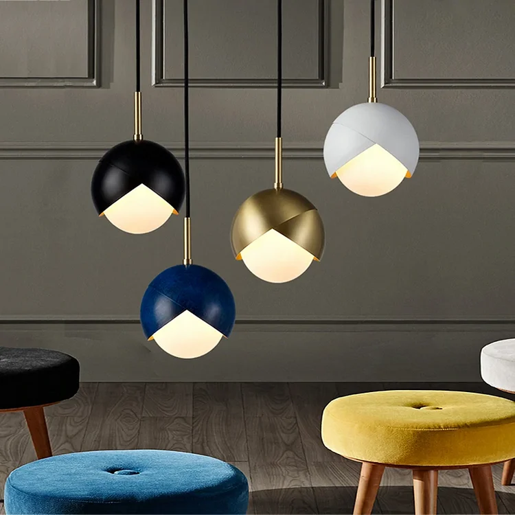 Round Ball Pendant Light Creative Dining Room Vjlight