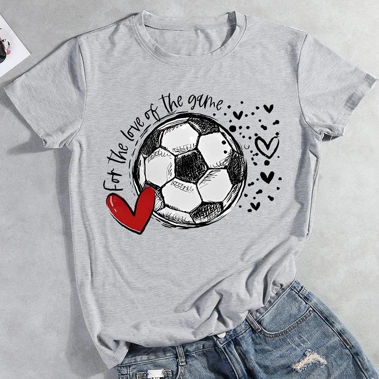 For The Love Of The Game Round Neck T-shirt-0026081