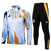 Joyfball 2024/2025 Real Madrid Long Zipped Jacket White Soccer Jersey 1:1 Thai Quality 