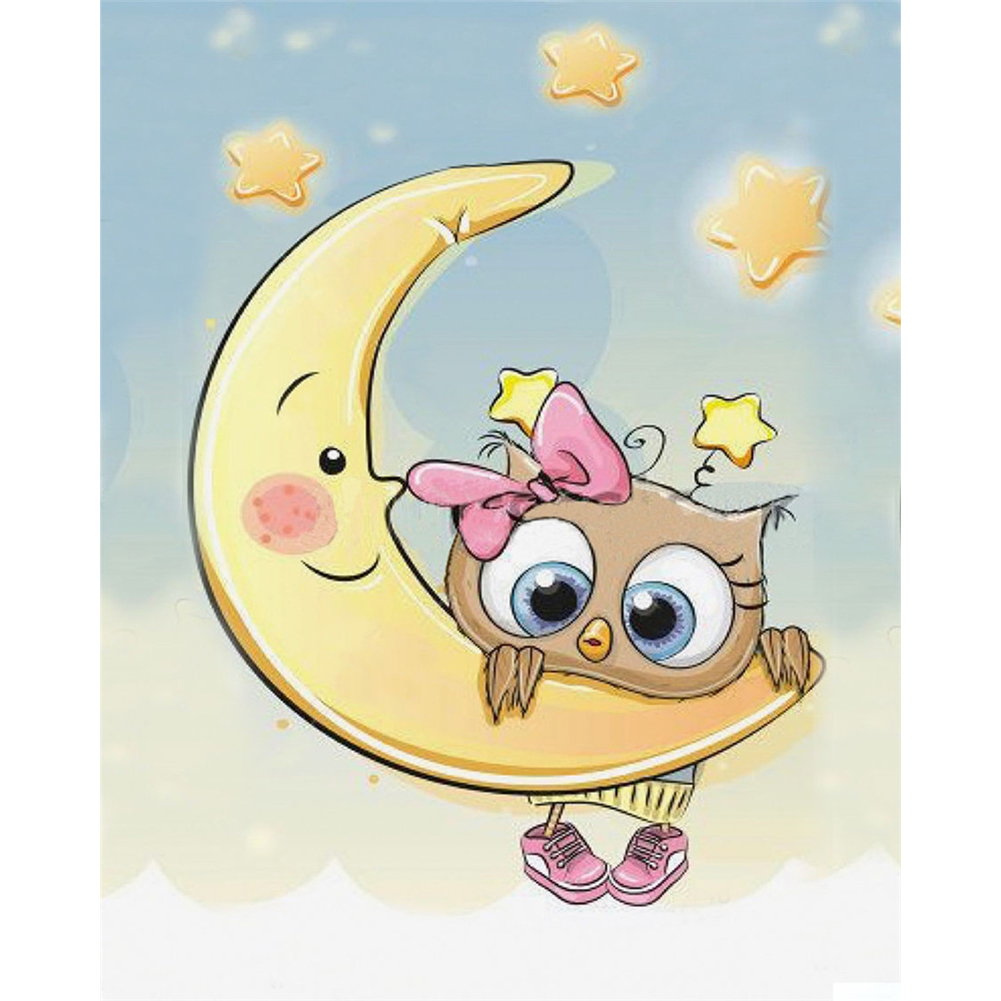 

Cartoon Owl - Round Drill Diamond Painting - 30*40CM, 501 Original
