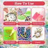 Acrylic Special Shape Flower Bird Diamond Painting Clock Ornaments Kit