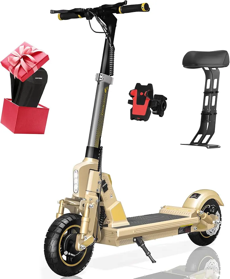 HONEYWHALE C1 Scooter El&eacute;ctrico Adulto con Asiento, Pat&iacute;n El&eacute;ctrico Plegable con Motor 980W, Velocidad M&aacute;xima 45 km/h, Bater&iacute;a 13AH-Autonom&iacute;a 40km