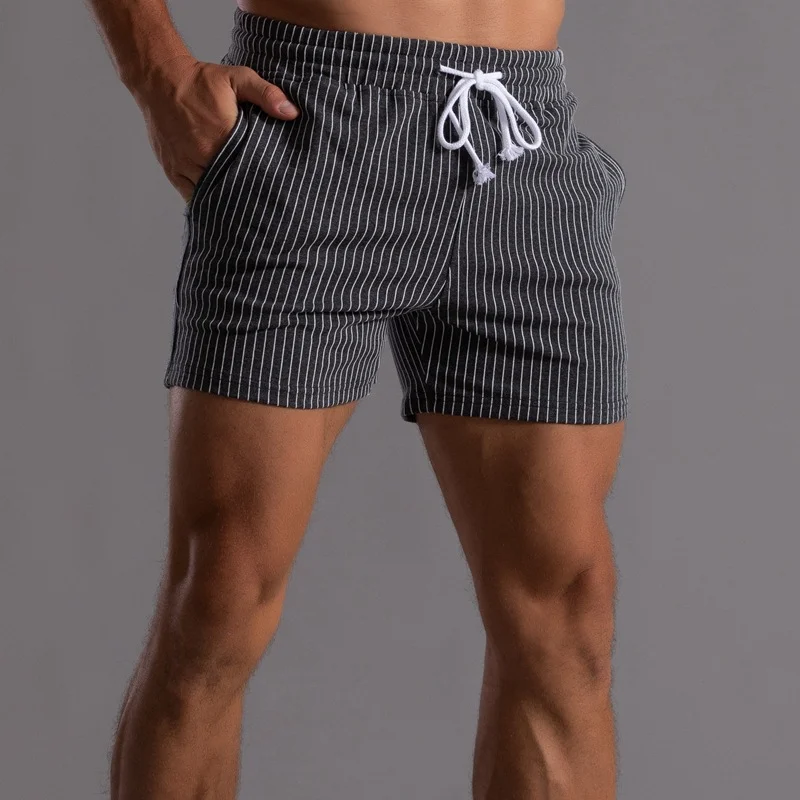 Men's Striped Track Shorts-inspireuse