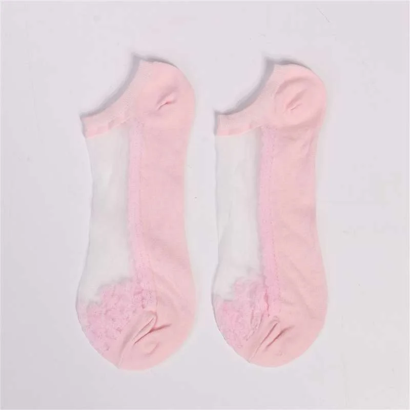 Cute print cat harajuku transparent socks women girl summer funny animal low cut ankle sock 2020 Women's Socks 2 Pairs