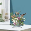 Teetasse Vogel 2d Flachdruck DIY Desktop Diamant Kunst Kits Schlafzimmer Tisch Dekorationen