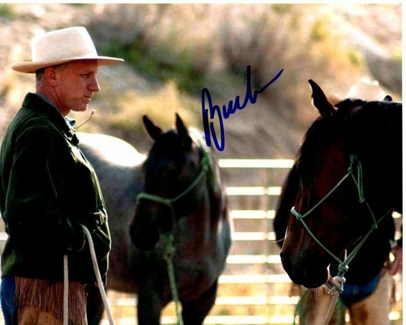 Buck brannaman autographed signed american horse trainer 8x10 Photo Poster painting