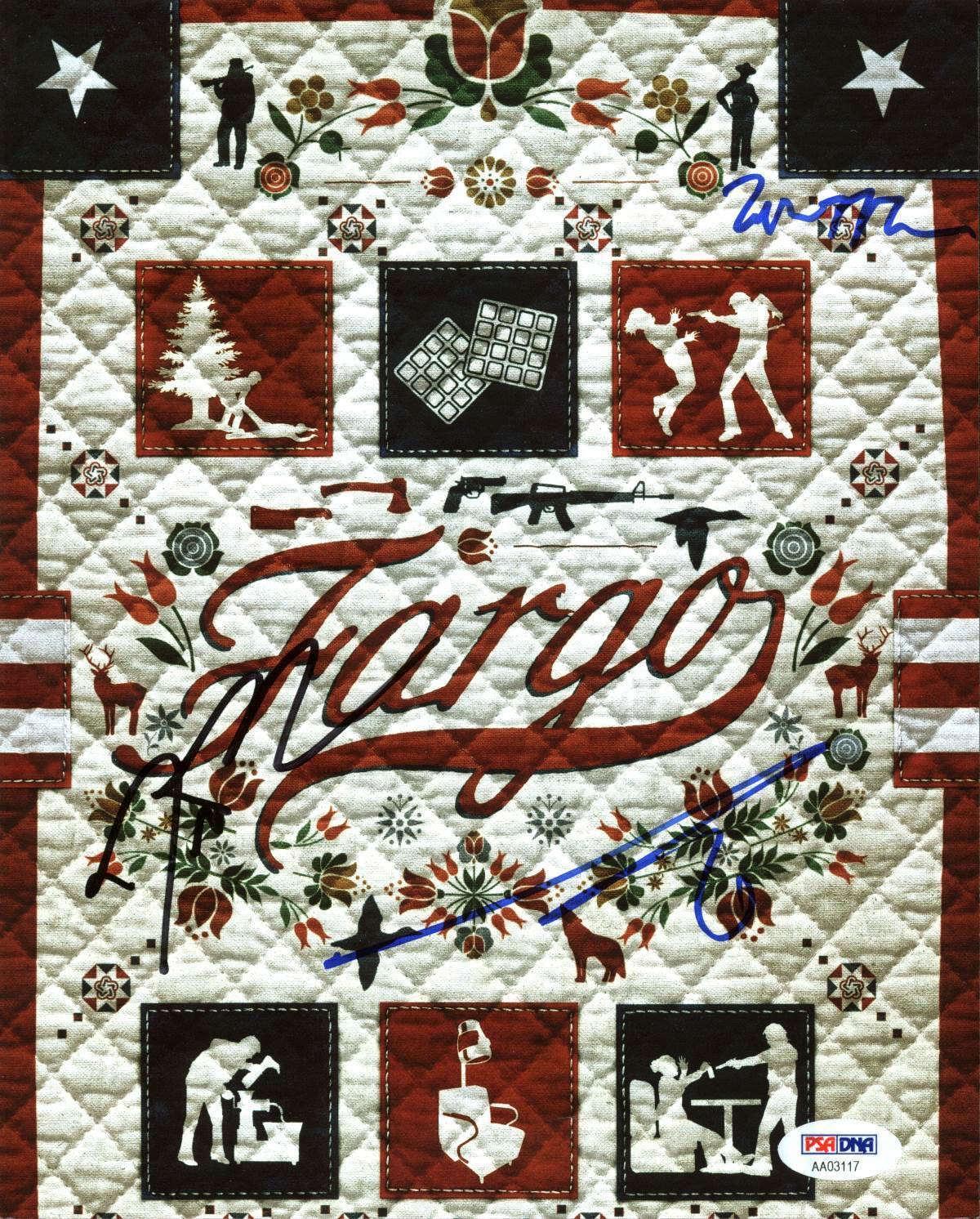 Fargo (3) Plemons, McClarnon, Campbell Authentic Signed 8X10 Photo Poster painting PSA #AA03117