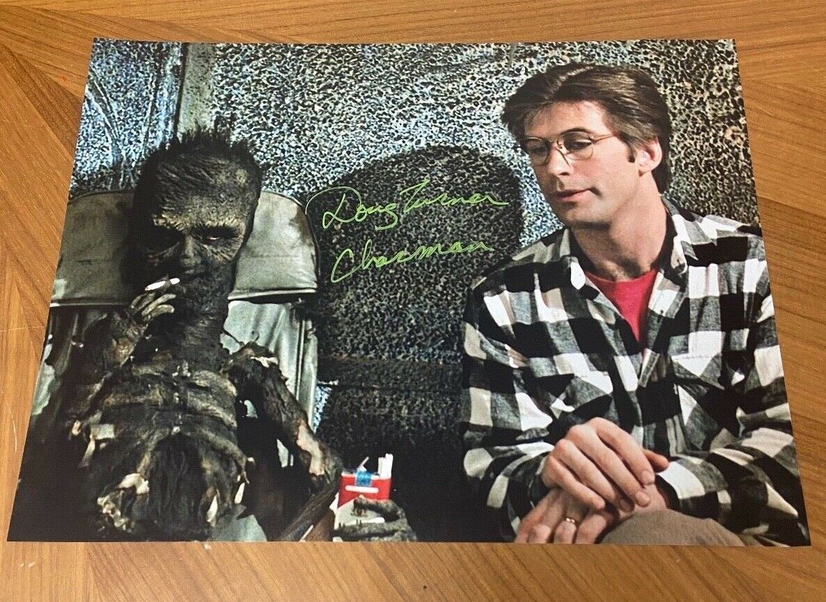 * DOUG TURNER * signed 11x14 Photo Poster painting * CHARMAN * BEETLEJUICE * PROOF * 5