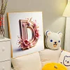 Diamond Painting -DIY Round Drill Letter D(40x40cm)