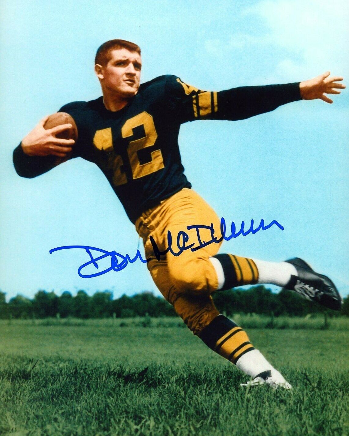 Don McIlhenny autographed 8x10 Green Bay Packers In Person #3