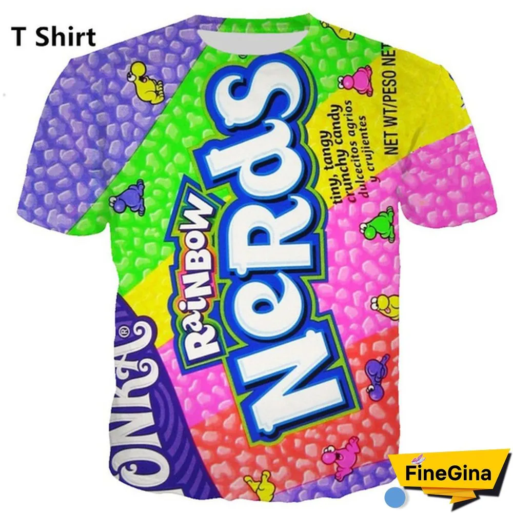 Fashion Nerds Candy Suits Men Women Casual T-Shirt/Sweatshirt/Hoodie/Trousers/Shorts(1Pac)
