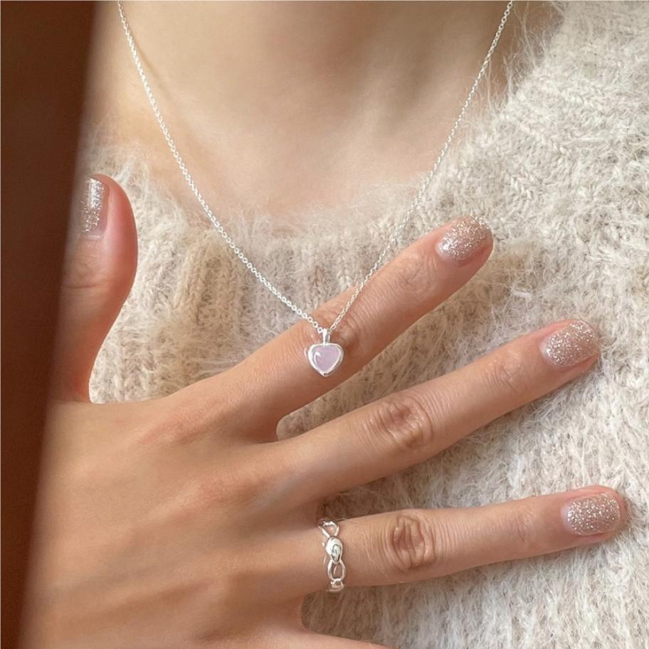 925 Sterling Silver Minimalist Geometric Geometric Silver Necklaces