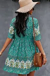 Boho Flutter Sleeves Pocketed Dress