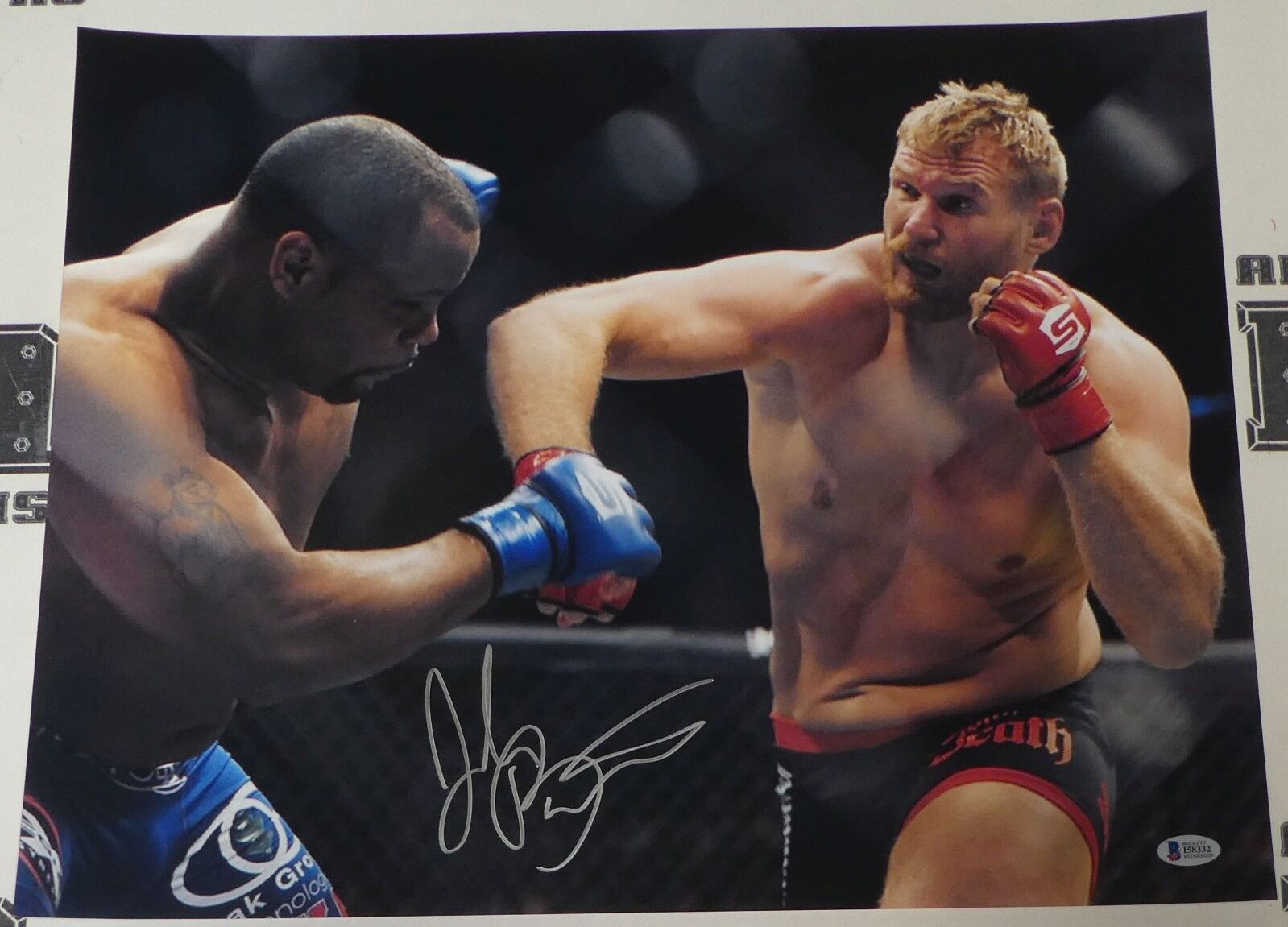 Josh Barnett Signed 16x20 Photo Poster painting BAS Beckett COA UFC Pride FC StrikeForce MMA 6