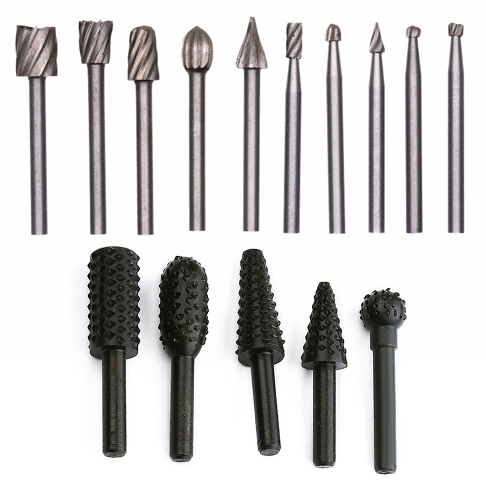 

15pcs Rotary Cutter Files Grinding Power Polishing Head Drilling Burrs Bit, 501 Original