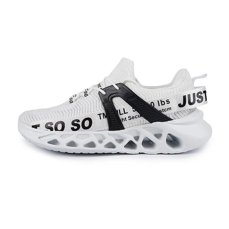 Men's Knife Edge Just So So Casual Sneakers White