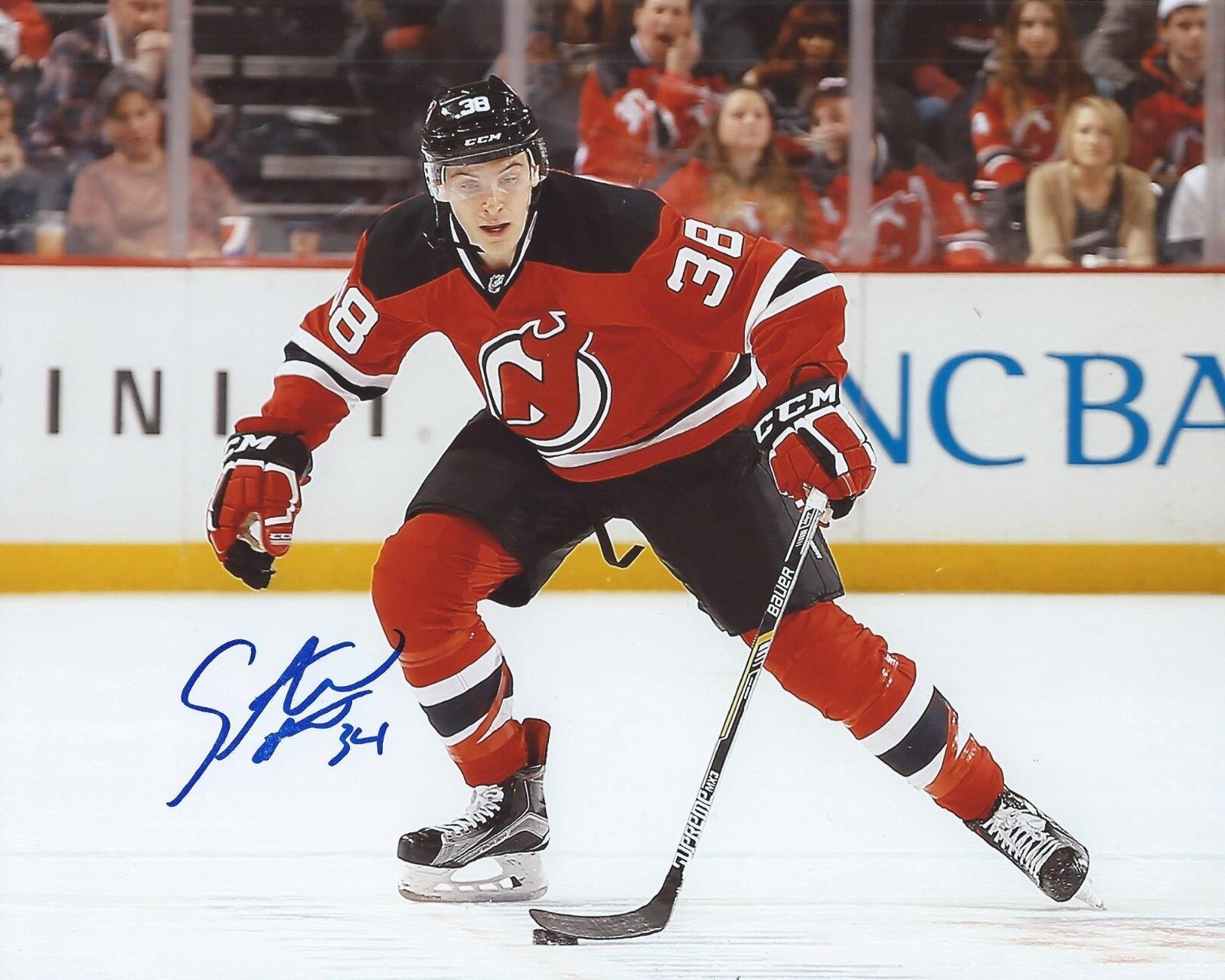 Steven Santini Signed 8×10 Photo Poster painting New Jersey Devils Autographed COA