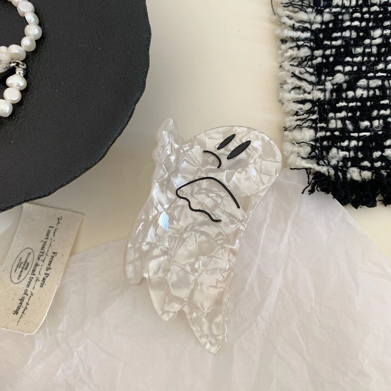 Halloween IG Style Women’s Pumpkin Castle Ghost Acetic Acid Sheets Hair Claws