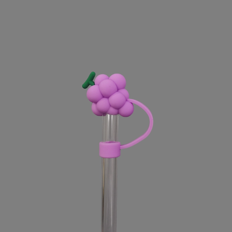 10mm Glass Straw Cap Dust Cover Stainless Steel Straw Dust Cover Dust Plug 10mm Large Diameter Milk Tea