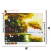 Beautiful Crane Scenery  | Full Round Diamond Painting Kits