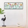 Flowers-14CT Stamped Cross Stitch Kit(20x52cm)