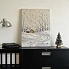 (30x40cm)DIY Pearl Painting Framed Winter Handmade Pearl Material Art Kit Living Room Decor