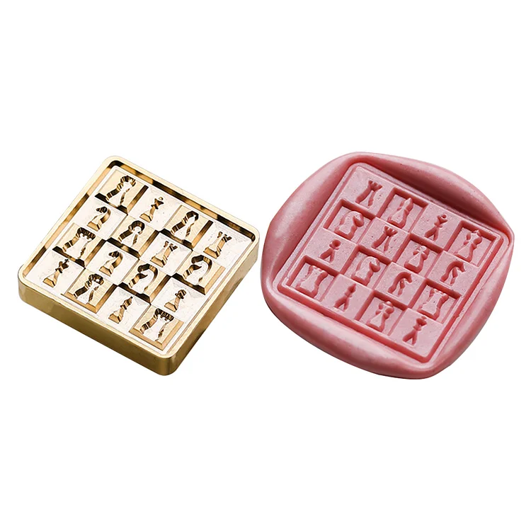 Diy Fire Lacquer Round Sealing Wax Stamp Head gbfke