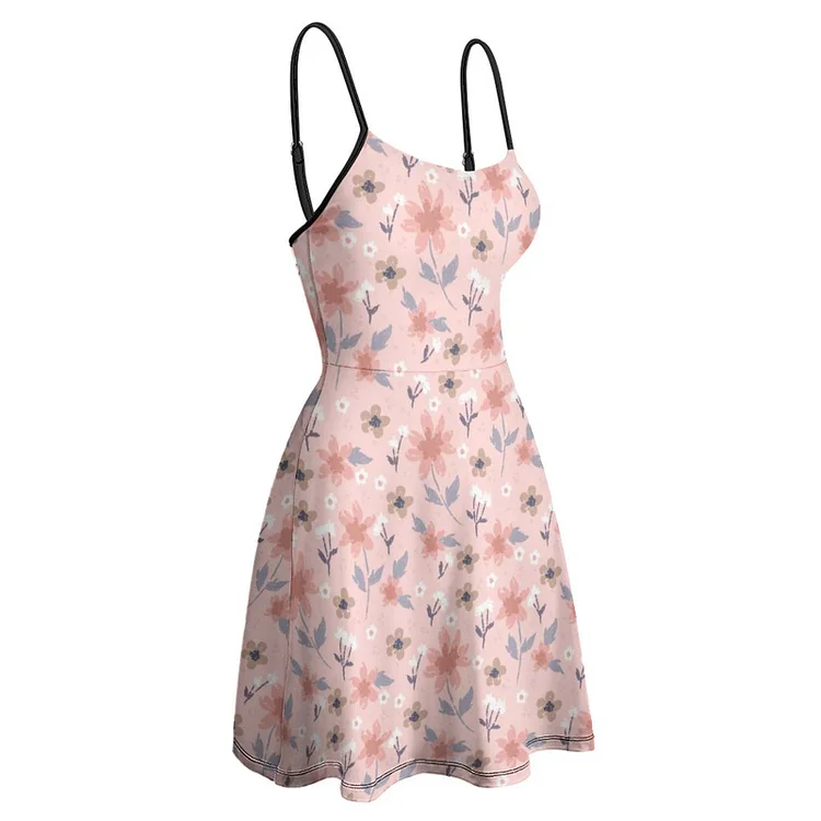 Women's Sling Dress Floral