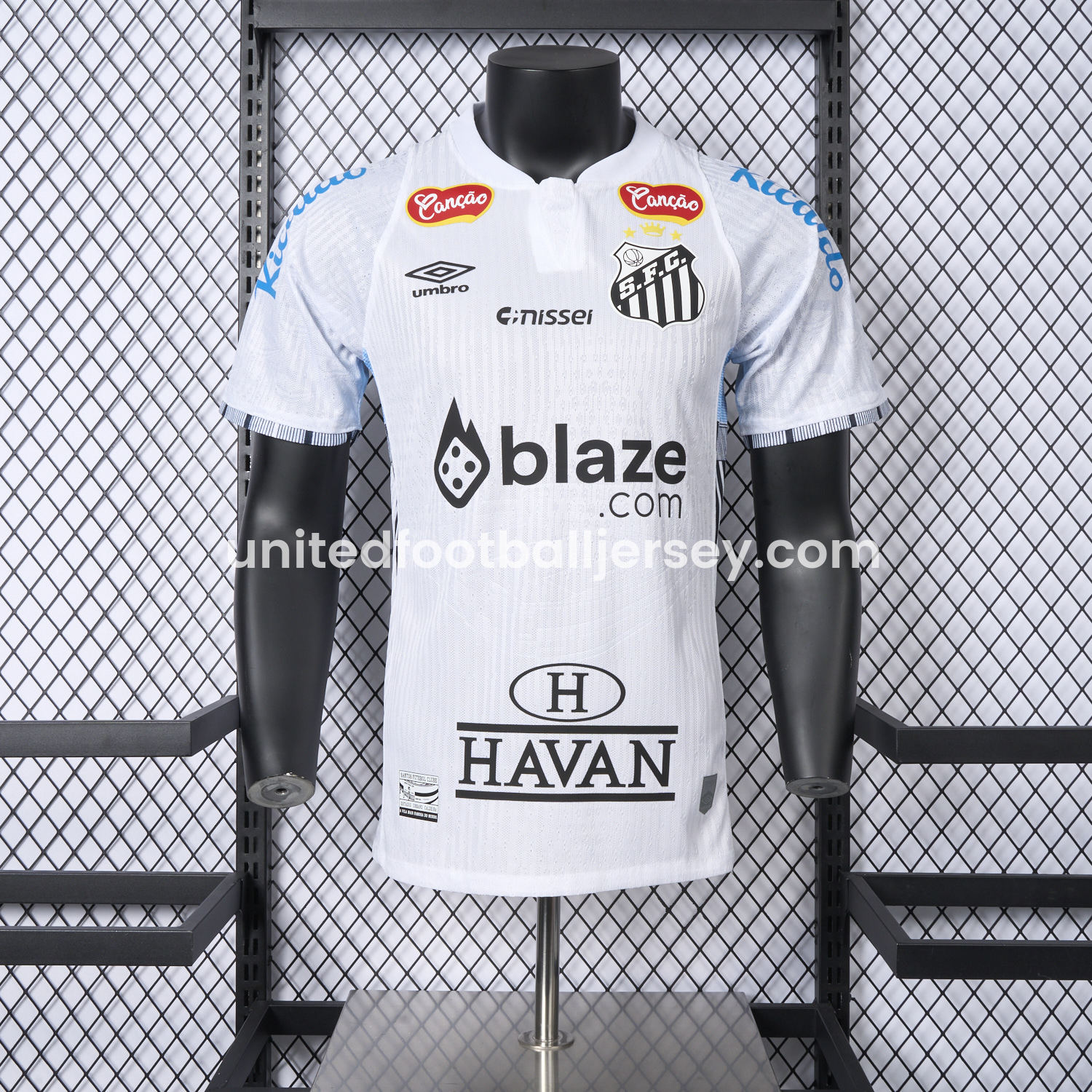 Santos 25-26 Home Jersey With Sponsors - Player Version