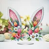 Diamond Painting Acrylic Bunny Ears Diamond Painting Desktop Ornaments
