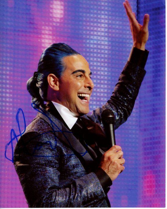 STANLEY TUCCI signed autographed THE HUNGER GAMES CAESAR FLICKERMAN Photo Poster painting