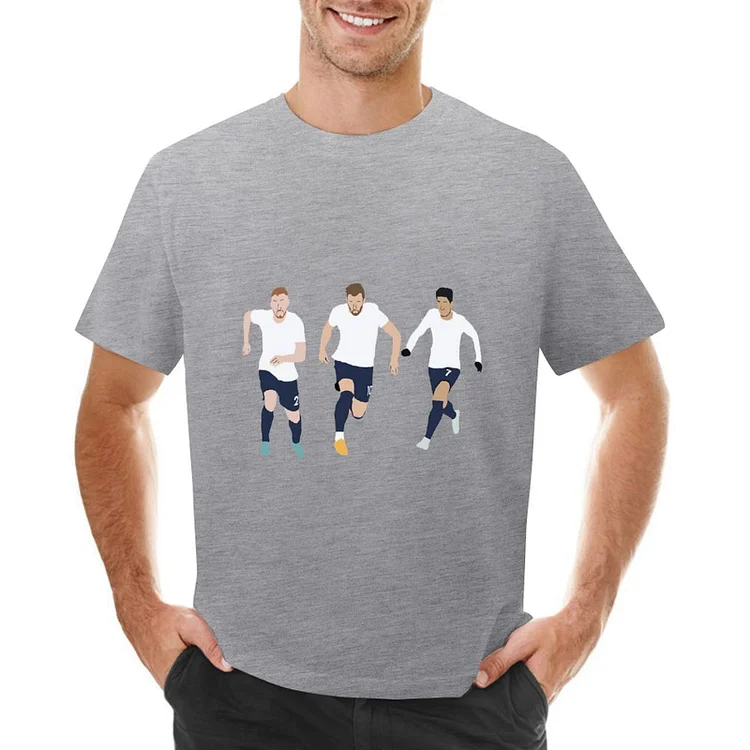 Dejan Kulusevski Harry Kane Inspired Heung-min Son Front Three Men's Soccer Culture Tee