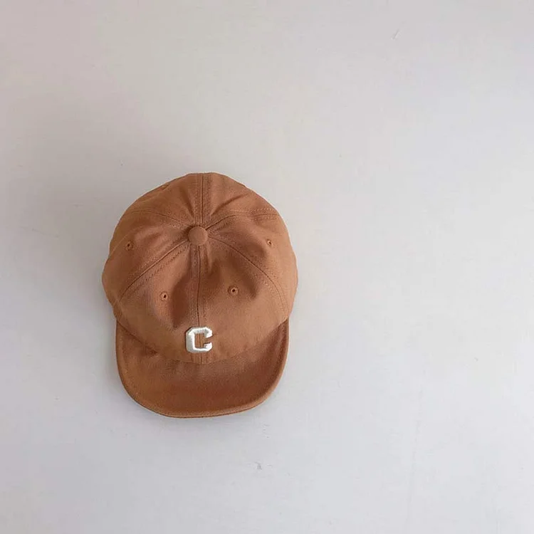 C Baby Embroidered Letters Peaked Cap