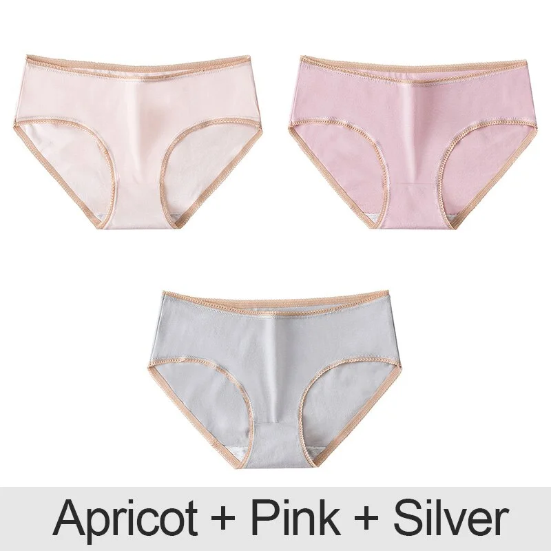 3PCS/Set Cotton Panties Patchwork Women Panties Sexy Lingerie Female Underwear Underpants Woman Panties Briefs Intimate Pantys
