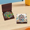 Kitten House Diamond Painting Note Box Paper 160 Sheets of Paper for DIY Art