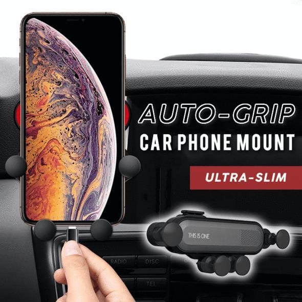 Universal Auto-Grip Car Phone Mount
